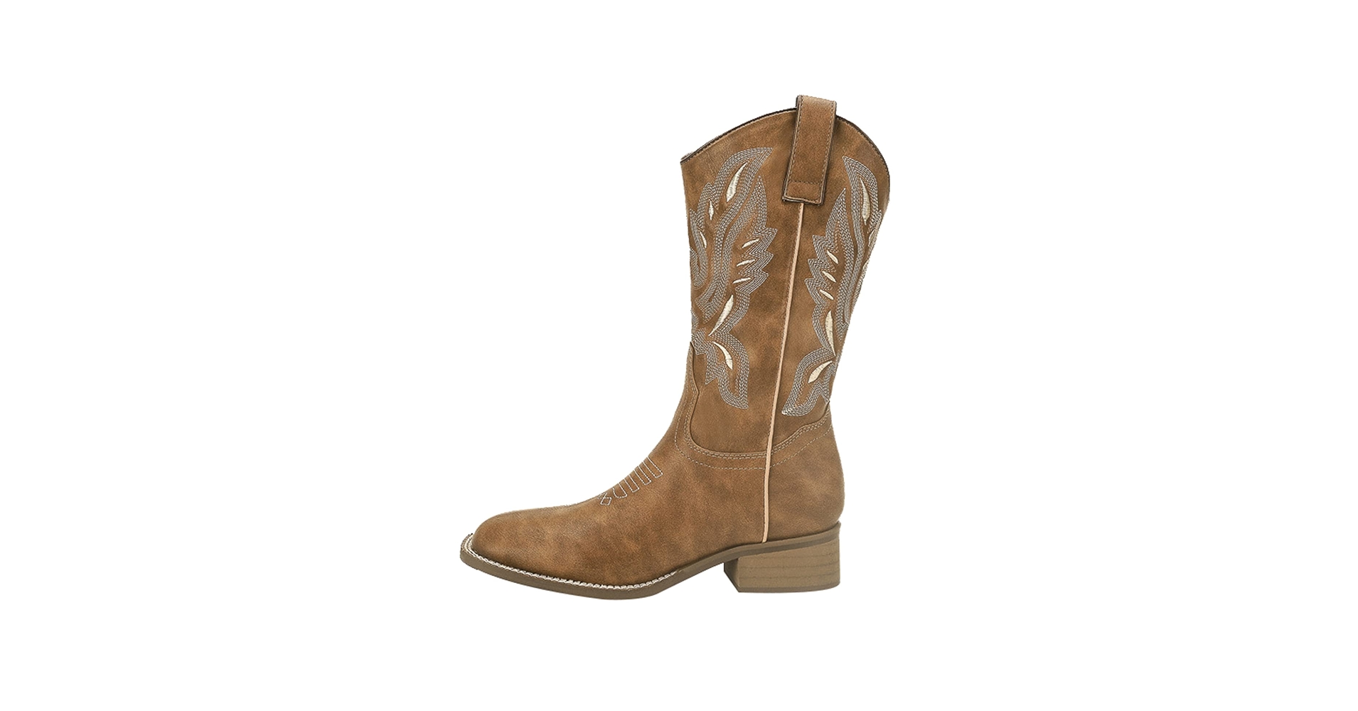 Amazon.com | TNXZ Squared Toe Western Boot Mid-Calf Boots